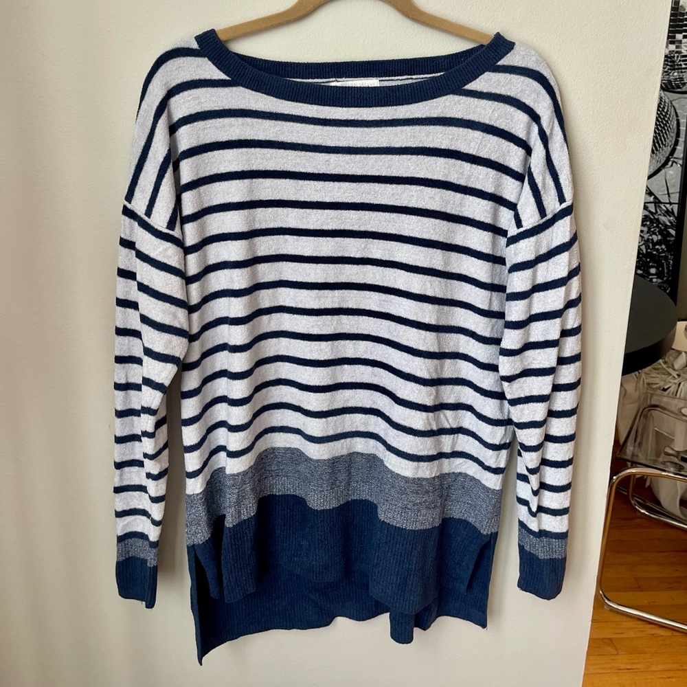 Barefoot Dreams Cozychic Ultra Lite Striped Sweater